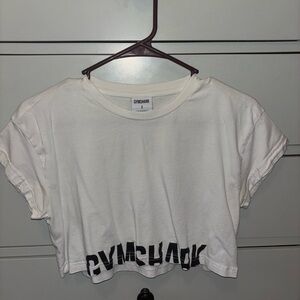 Gymshark fraction cropped tee